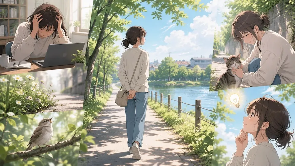 やる気の起きない日、空白の午後に靴を履いてみる