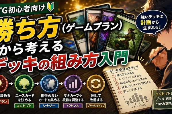 MTG初心者必見！勝ち方（ゲームプラン）から考えるデッキの組み方入門